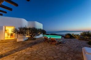 Terrace/patio - Zen Residence in Lia beach (Mykonos)