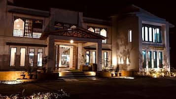 Front of property – evening/night