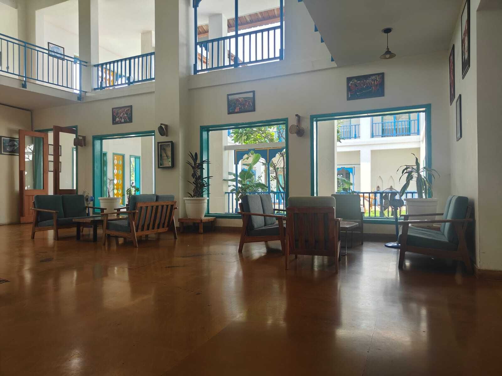 Sala de estar en el lobby