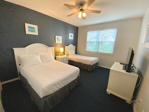 2 bedrooms, individually decorated, individually furnished