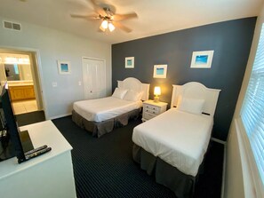 2 bedrooms, individually decorated, individually furnished