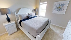 8 bedrooms, individually decorated, individually furnished