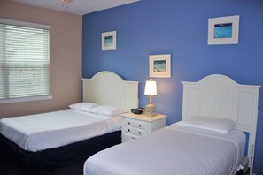 2 bedrooms, individually decorated, individually furnished