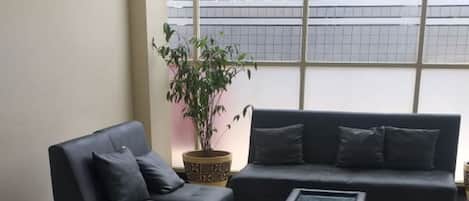 Sala de estar en el lobby