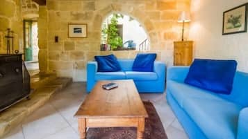 Villa, 2 Bedrooms (ta’ Marija) | Living room | DVD player