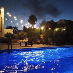 Alberca al aire libre 