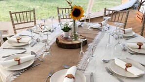 Zona para bodas al aire libre