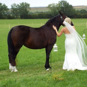 Utendørs bryllupsområde