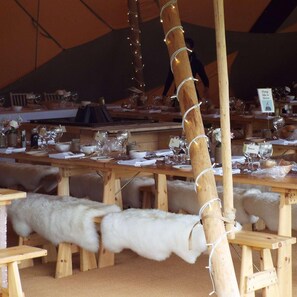 Indoor wedding - The Stable Yard (Bedford)