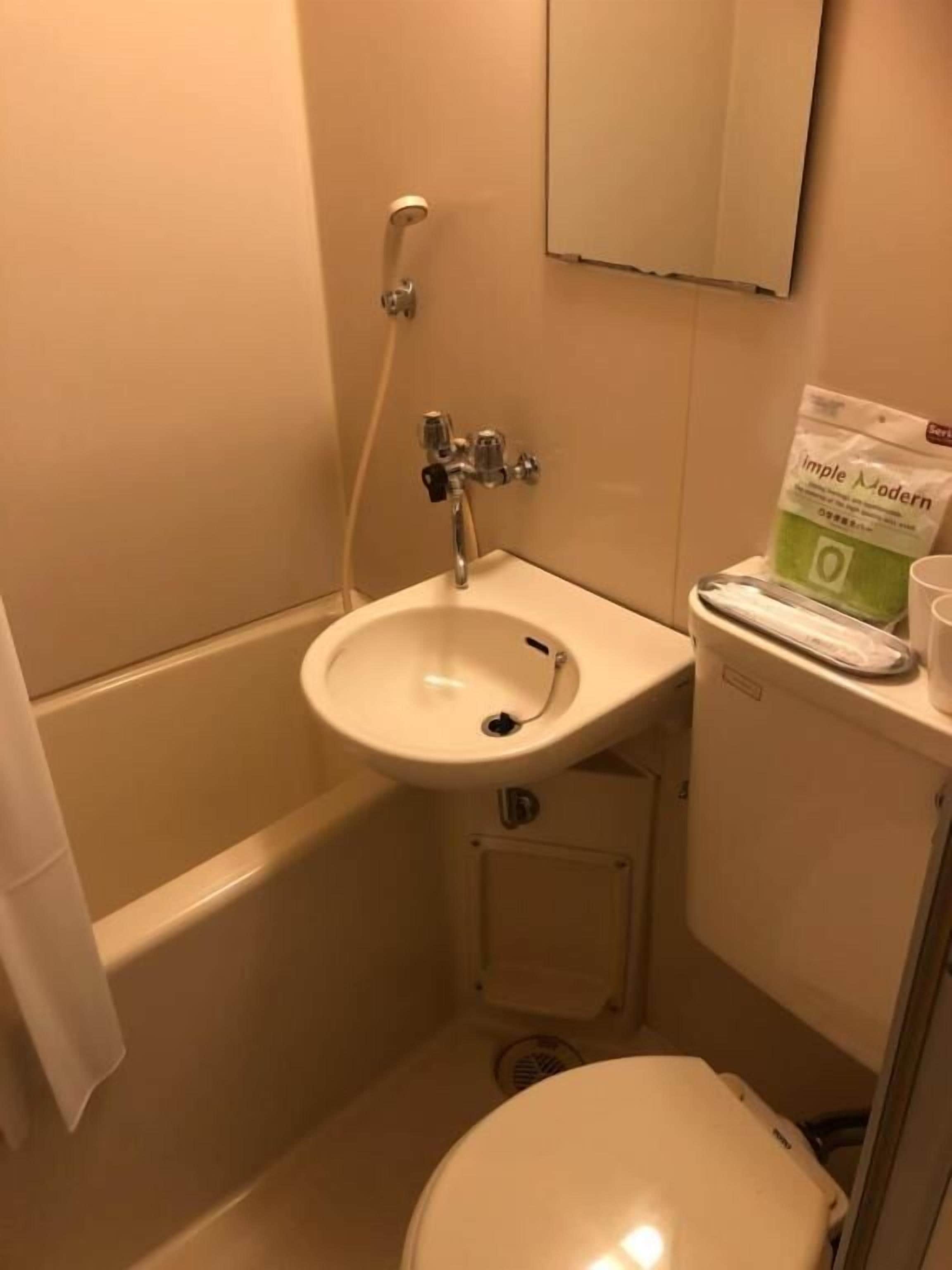 free toiletries, hair dryer, towels, soap