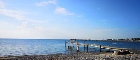 Aan het strand