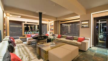 Sala de estar en el lobby