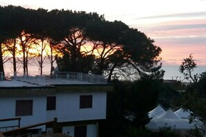 Blick von der Unterkunft