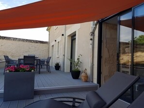 Terrace/patio - Chambres d'Hôtes Chez Onna (Theneuil)