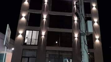 Front of property – evening/night