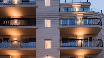 Front of property – evening/night