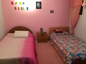 Free WiFi, bed sheets