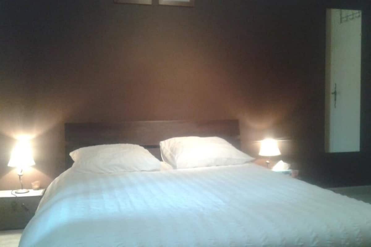 Habitación doble | Escritorio, cortinas opacas, tabla de planchar con plancha y wifi gratis