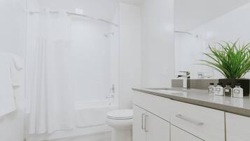 Hair dryer, towels