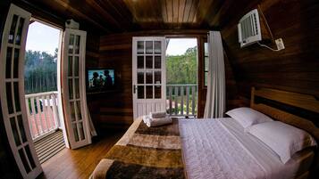 Chalet Familial | 1 chambre, minibar, coffres-forts dans les chambres, draps fournis