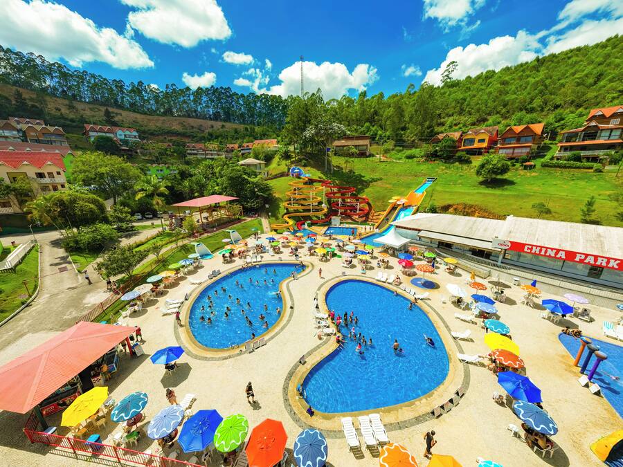 Blick von der Unterkunft