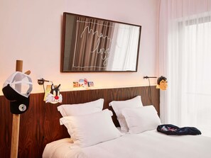 Habitación doble, 1 cama matrimonial (Medium Mama) | Ropa de cama de alta calidad y minibar 