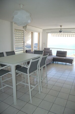 Dining - EXCEPTIONAL VIEW OF THE CARIBBEAN SEA, ON THE FORT DE FRANCE BAY. (Les trois ilets)