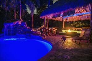 Terrace/patio - Quaint Pool House in Tropical Setting (Boynton Beach)