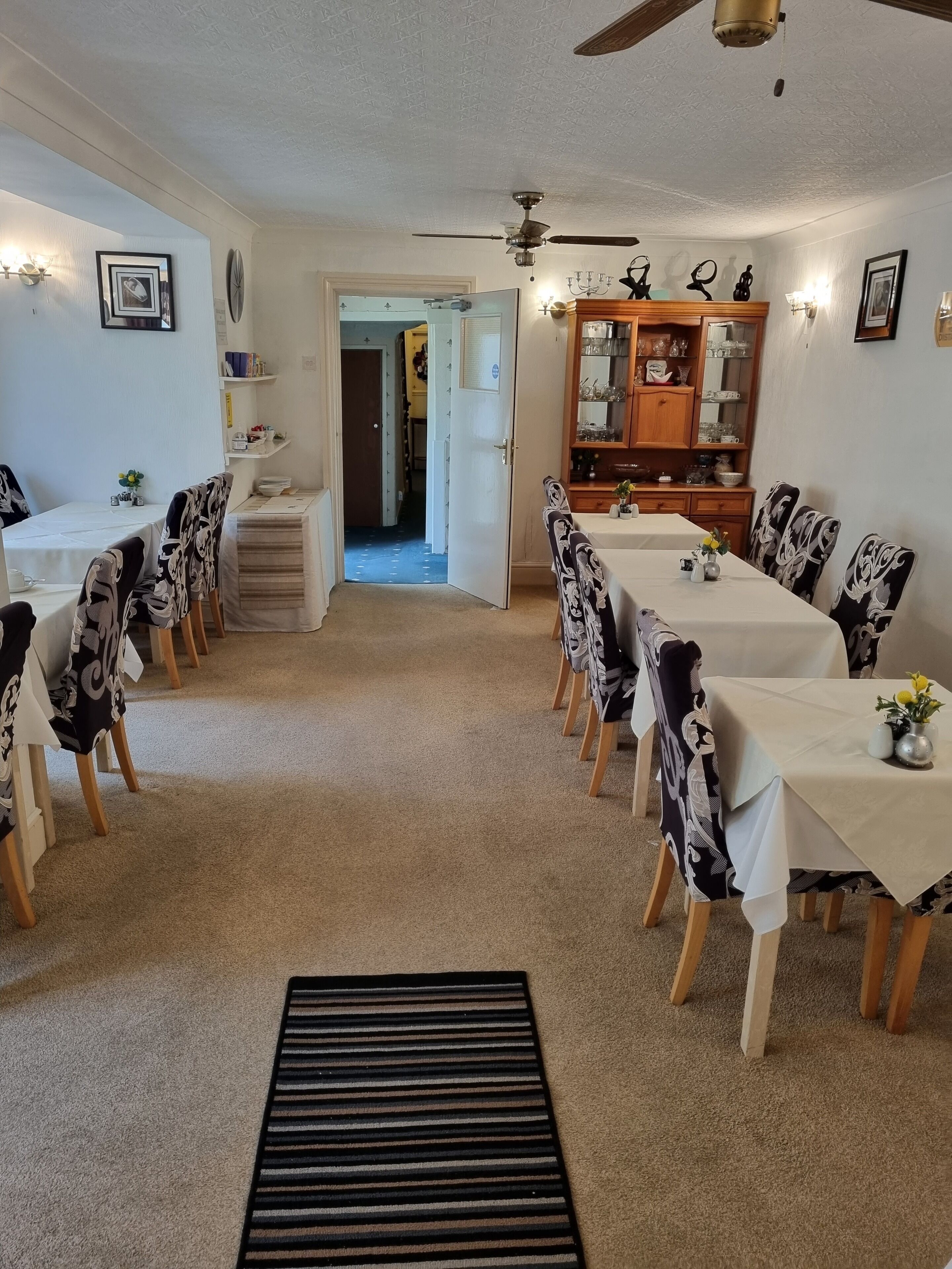 daily full breakfast (gbp 8.50 per person)