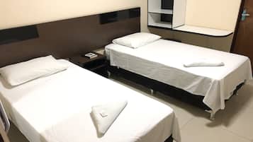 Wi-Fi de cortesia, roupa de cama