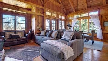 TV, fireplace, DVD player