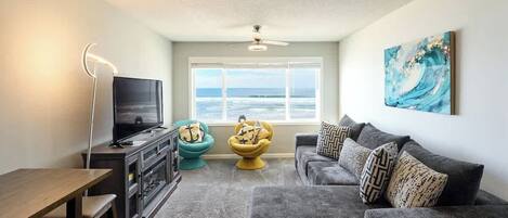 Televisie en een kantoor