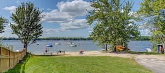 Pores do sol Sebago Lake Nova Listagem em Homeaway. com Praia Linda!