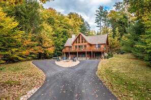 Exterior - New listing - Beautiful Spacious Custom Log Cabin. (Way Bartlett)