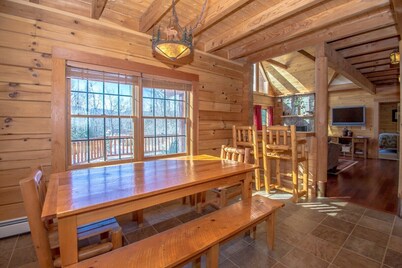 New listing - Beautiful Spacious Custom Log Cabin.