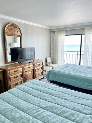 2 bedrooms, desk, iron/ironing board, free WiFi - OceanFront Condo with Dolphin Views - 2bd/2ba Myrtle Beach 11801 (Myrtle Beach)