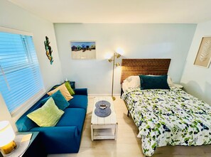 Memory-foam beds, iron/ironing board, free WiFi, bed sheets