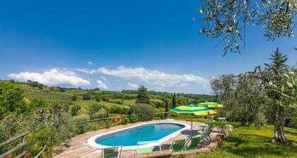 Wonderful villa with WIFI, private pool, A/C, TV, patio, pets allowed and panoramic view