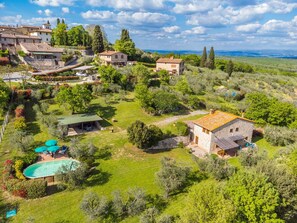 Exterior - Wonderful private villa for 6 guests with WIFI, private pool, TV and terrace (Casole D'elsa)