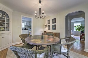 Dining - Historic Essex Home w/ Large Yard Near Downtown! (Essex)