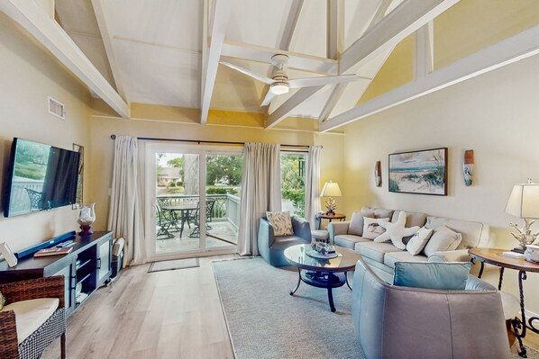 TV, DVD player, books