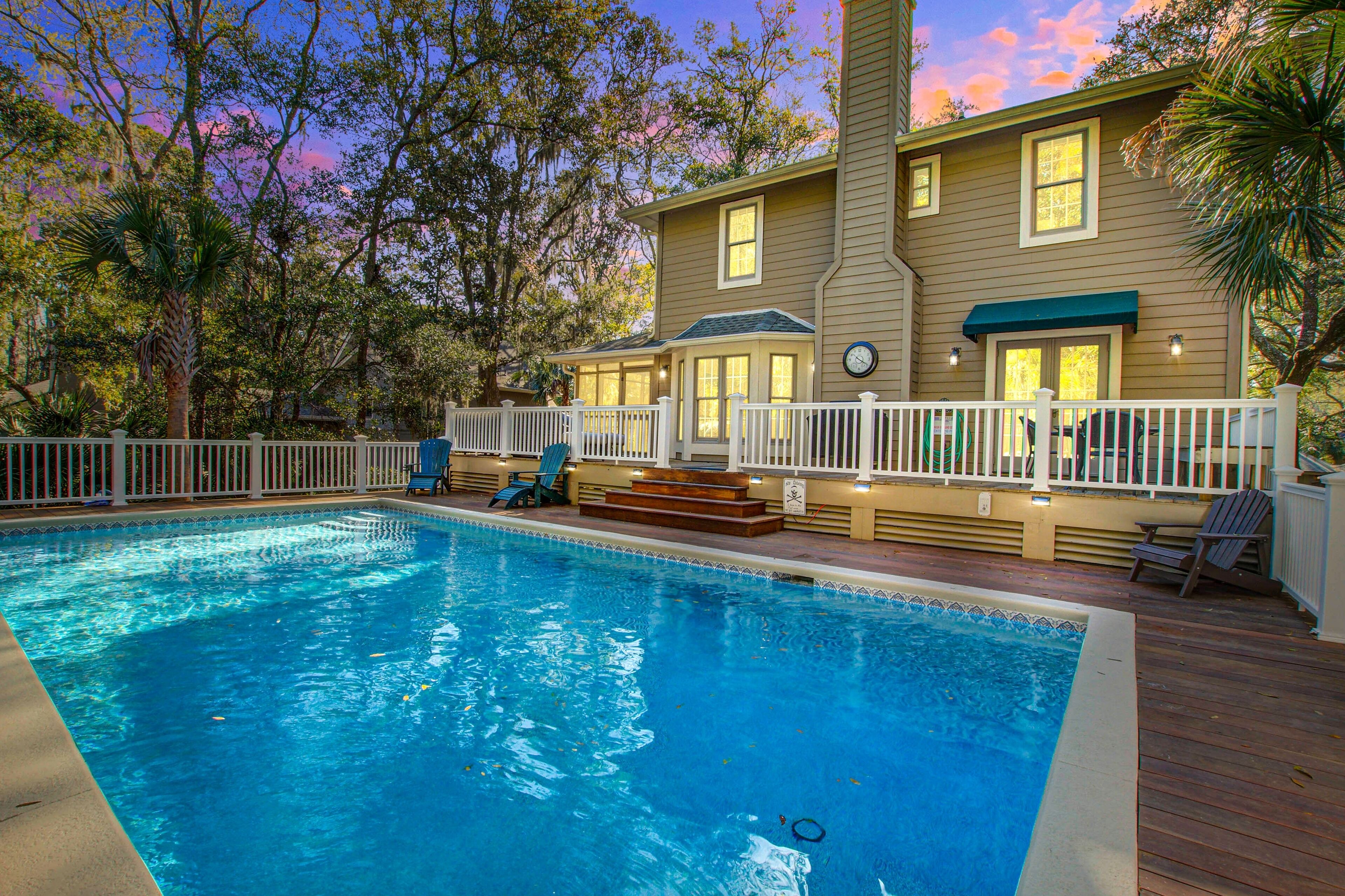 Quiet, Secluded Home w/ Private Pool - Close to Nature Trails, Beach, & Golf