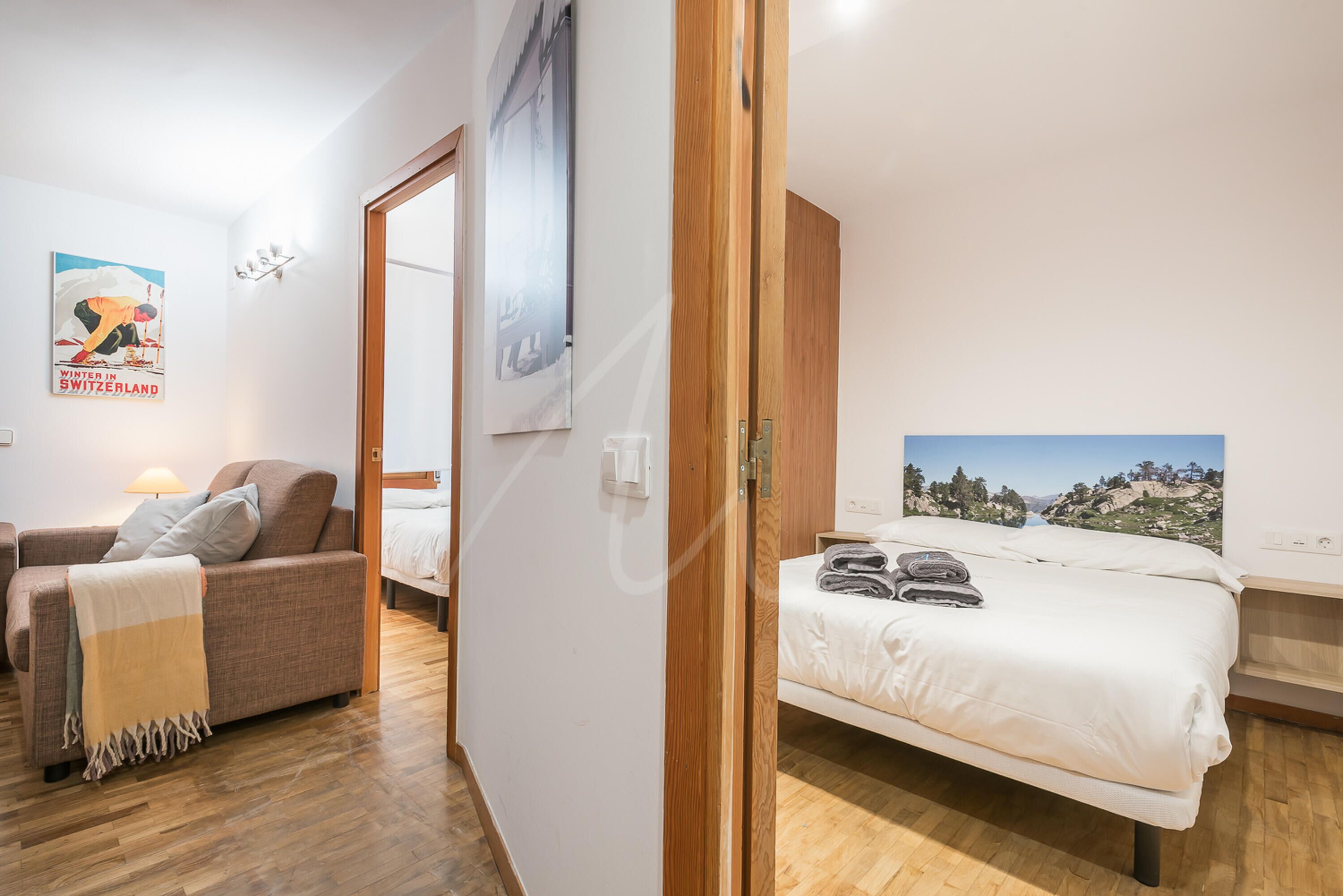 2 bedrooms, internet