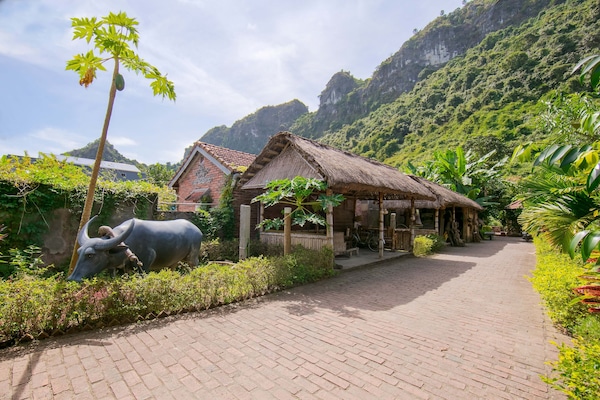 Façana frontal de l'allotjament