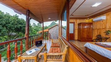 Bungalow Deluxe | 1 habitación, ropa de cama hipoalergénica y edredón