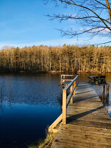 Holiday house, Müritz National Park, at the forest and water! For cyclists and hikers!