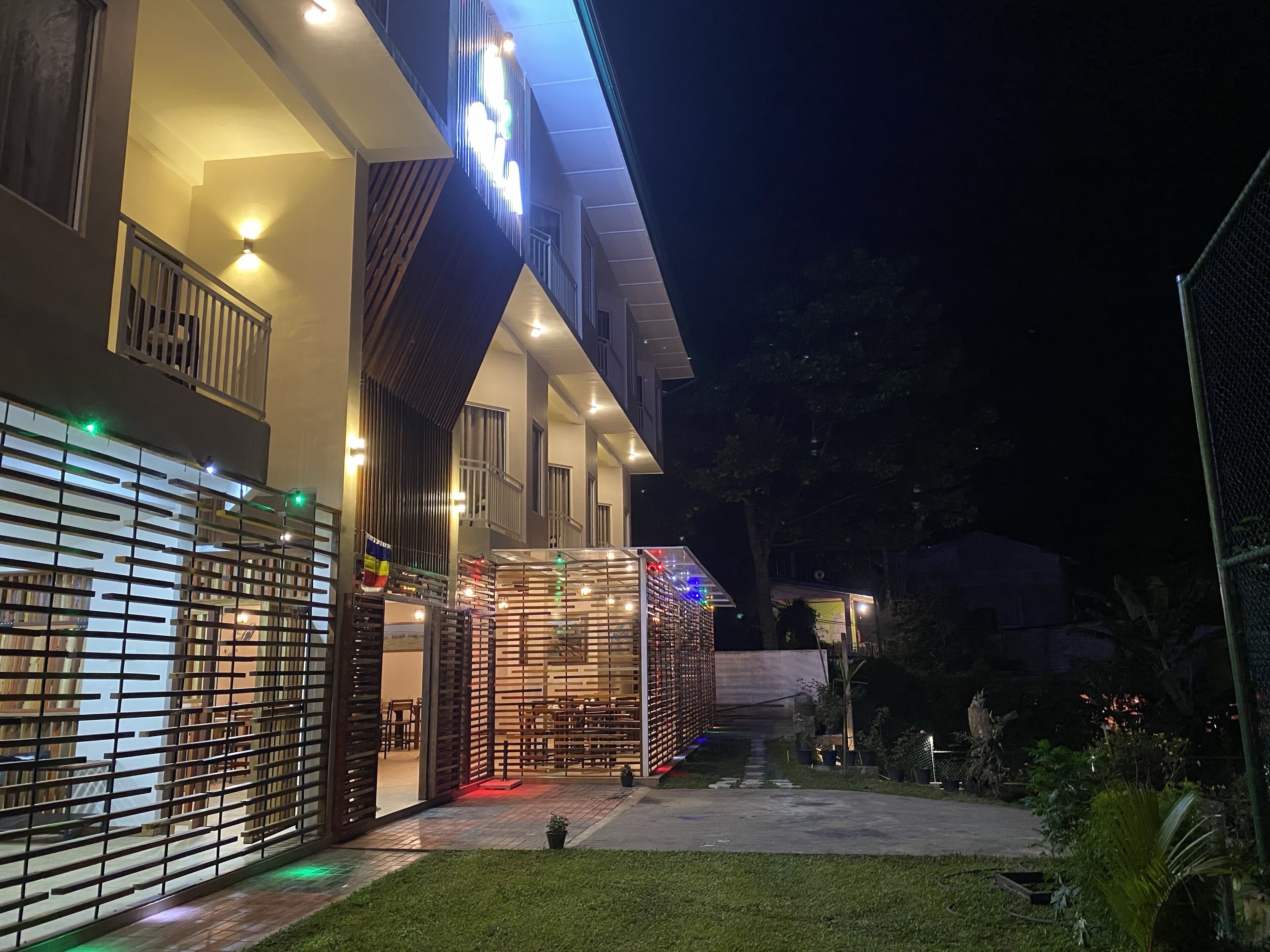 Front of property - evening/night