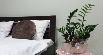 Unser Eigentum ist eine neue Wohnung im zweiten Stock des 9-stöckigen Hauses.