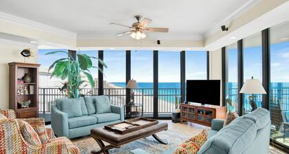 Stunning Beachfront Corner 3BR @ Phoenix IX • Sleeps 10 • Panoramic Views & Pools