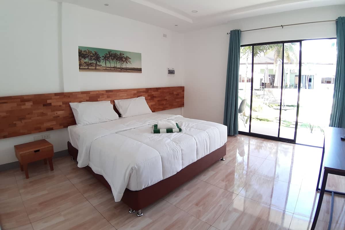 ห้องดีลักซ์, เตียงคิงไซส์ 1 เตียง | เครื่องนอนระดับพรีเมียม, ผ้านวมขนเป็ด, เตียงเมมโมรีโฟม